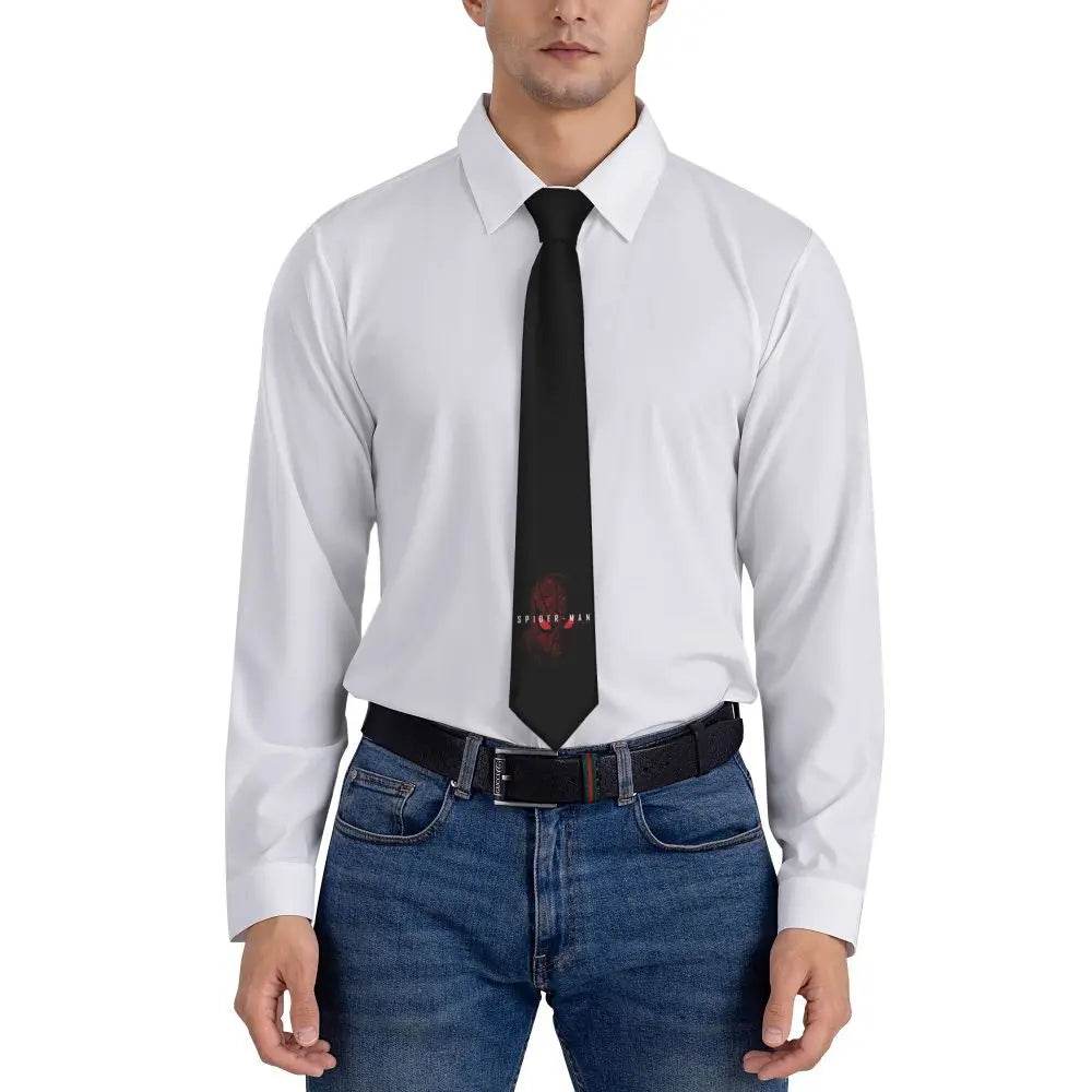 Cravate Spiderman Logo Araignée Sam Raimi